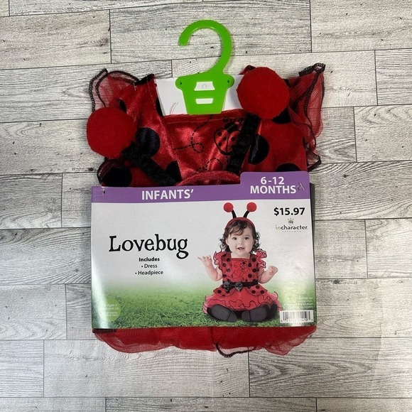 NWT | Infant’s Lovebug Costume | 6-12 Months | Red - Picture 1 of 3